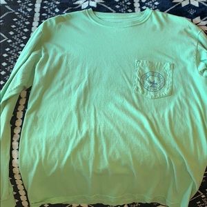 Preppy Long Sleeve Pocket Tee